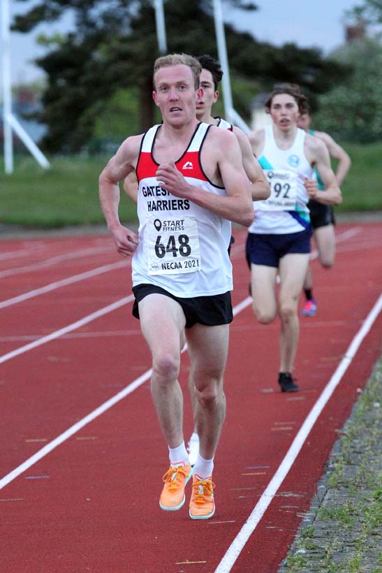 3000 metres, 2021 North East Grand Prix No. 2, Monkton, Wednesday, May 19th. Photo: David T. Hewitson/Sports for All Pics